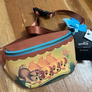 NWT Loungefly Disney Lady and the Tramp Fanny Pack Brand New With Tags!